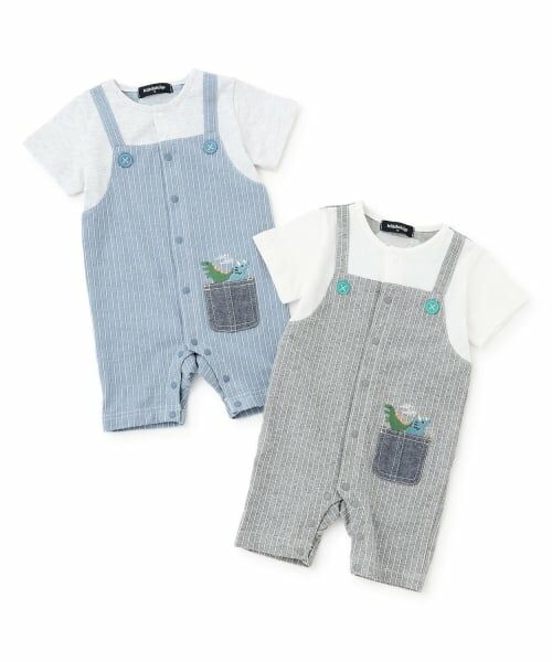 kladskap / クレードスコープ ロンパース | 恐竜サロペット風半袖カバーオール | 詳細11