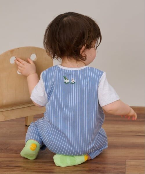 kladskap / クレードスコープ ロンパース | 恐竜サロペット風半袖カバーオール | 詳細13