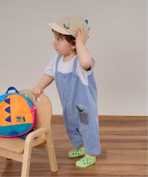 kladskap / クレードスコープ ロンパース | 恐竜サロペット風半袖カバーオール | 詳細14