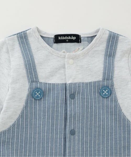 kladskap / クレードスコープ ロンパース | 恐竜サロペット風半袖カバーオール | 詳細2