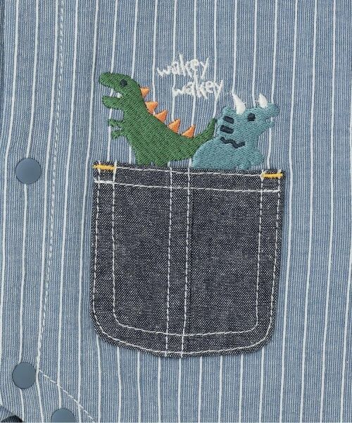 kladskap / クレードスコープ ロンパース | 恐竜サロペット風半袖カバーオール | 詳細4