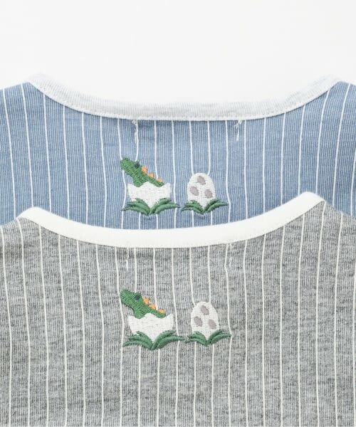 kladskap / クレードスコープ ロンパース | 恐竜サロペット風半袖カバーオール | 詳細8