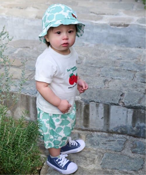 kladskap / クレードスコープ ベビー・キッズウエア | トマトアップリケ半袖Tシャツセットアップ | 詳細14