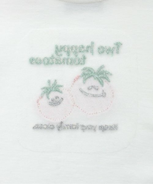 kladskap / クレードスコープ ベビー・キッズウエア | トマトアップリケ半袖Tシャツセットアップ | 詳細6