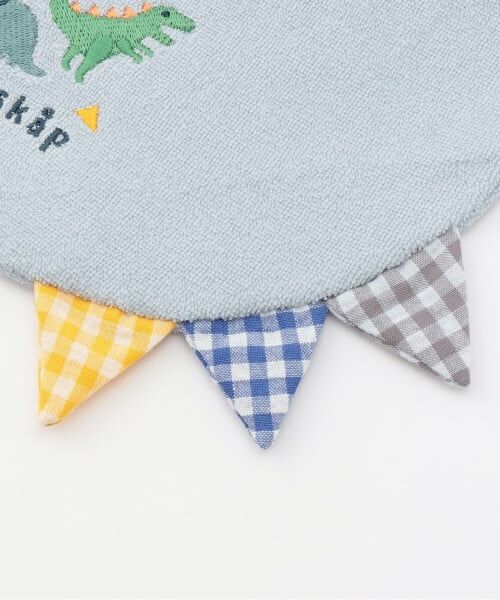 kladskap / クレードスコープ スタイ・ビブ | 恐竜刺しゅうスタイ | 詳細3