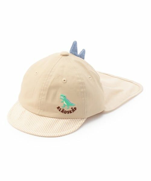 kladskap / クレードスコープ ベビー・キッズグッズ | 恐竜キャップ(ベージュ)