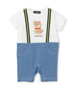 kladskap / クレードスコープ ロンパース | アニマルモチーフ半袖カバーオール