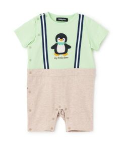 kladskap / クレードスコープ ロンパース | アニマルモチーフ半袖カバーオール