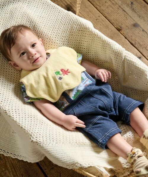 kladskap / クレードスコープ スタイ・ビブ | 刺しゅうスカラップスタイ | 詳細10