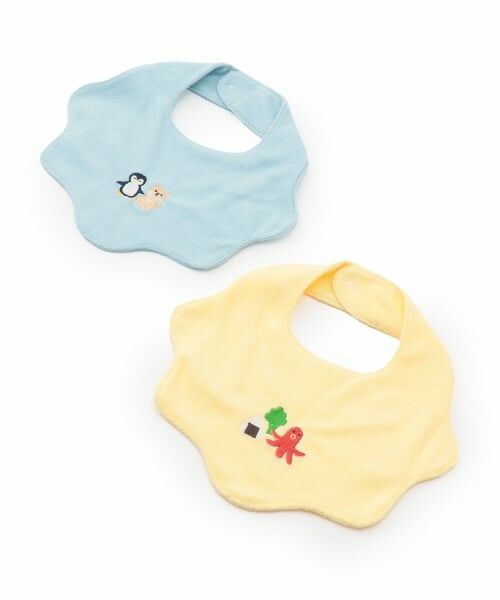 kladskap / クレードスコープ スタイ・ビブ | 刺しゅうスカラップスタイ | 詳細6