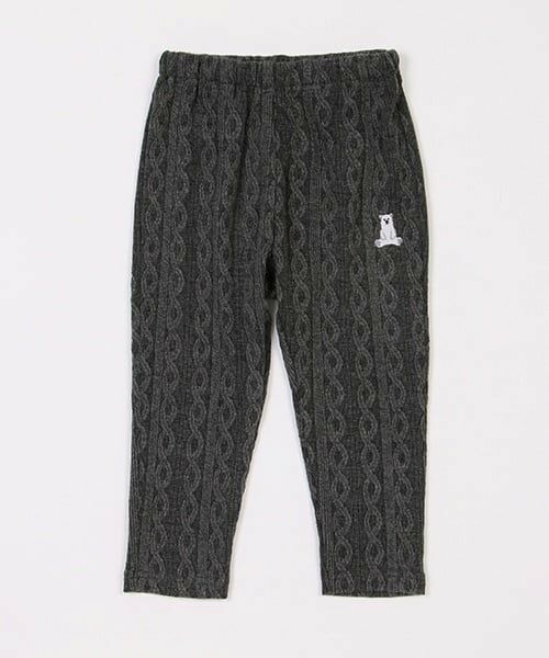 kladskap / クレードスコープ その他パンツ | クマワンポイントケーブルJQロング丈レギパン | 詳細10