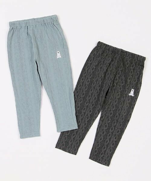 kladskap / クレードスコープ その他パンツ | クマワンポイントケーブルJQロング丈レギパン | 詳細8