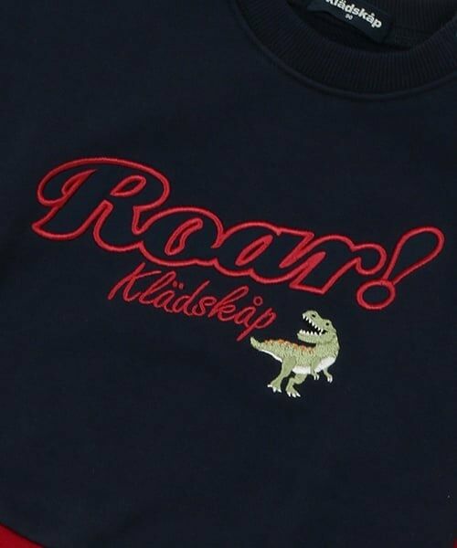 kladskap / クレードスコープ スウェット | 雄叫びザウルス配色ロゴトレーナー | 詳細3