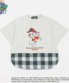 kladskap / クレードスコープ Tシャツ | 【パウ・パトロール】裾チェック半袖Tシャツ