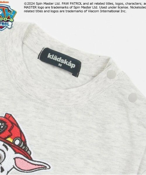 kladskap / クレードスコープ Tシャツ | 【パウ・パトロール】裾チェック半袖Tシャツ | 詳細2