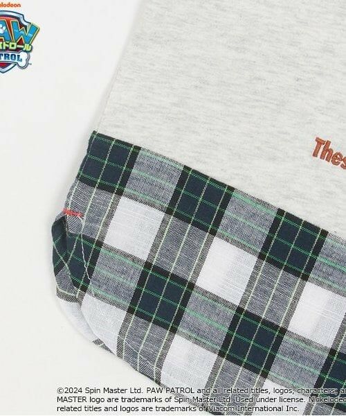 kladskap / クレードスコープ Tシャツ | 【パウ・パトロール】裾チェック半袖Tシャツ | 詳細7