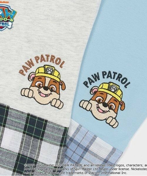 kladskap / クレードスコープ Tシャツ | 【パウ・パトロール】裾チェック半袖Tシャツ | 詳細8