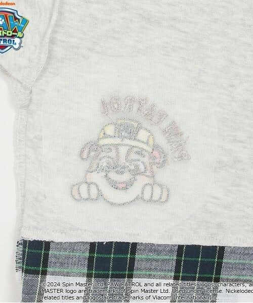 kladskap / クレードスコープ Tシャツ | 【パウ・パトロール】裾チェック半袖Tシャツ | 詳細9