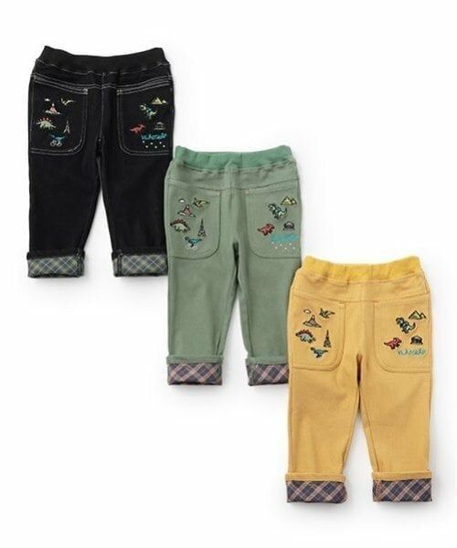 kladskap / クレードスコープ その他パンツ | 恐竜裾折り返しロング丈ストレートパンツ | 詳細12