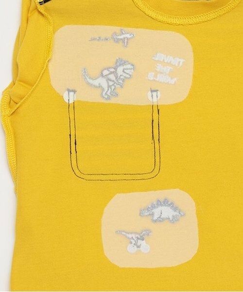 kladskap / クレードスコープ Tシャツ | 恐竜胸ポケット長袖Tシャツ | 詳細4