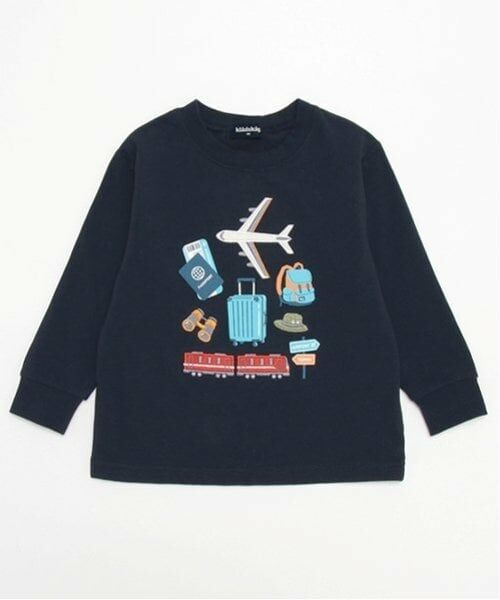 kladskap / クレードスコープ Tシャツ | 旅グッズ×乗り物長袖Tシャツ | 詳細1