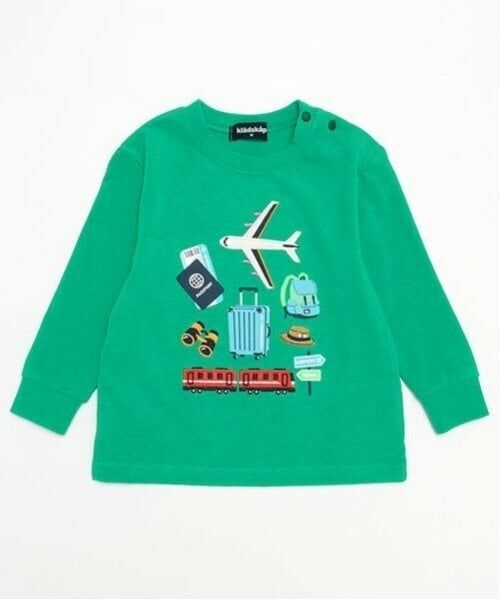 kladskap / クレードスコープ Tシャツ | 旅グッズ×乗り物長袖Tシャツ | 詳細2