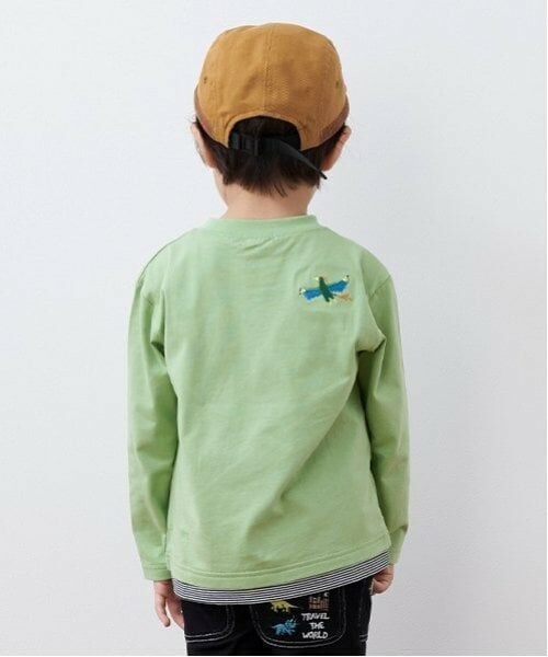 kladskap / クレードスコープ Tシャツ | 恐竜刺しゅう長袖Tシャツ | 詳細13