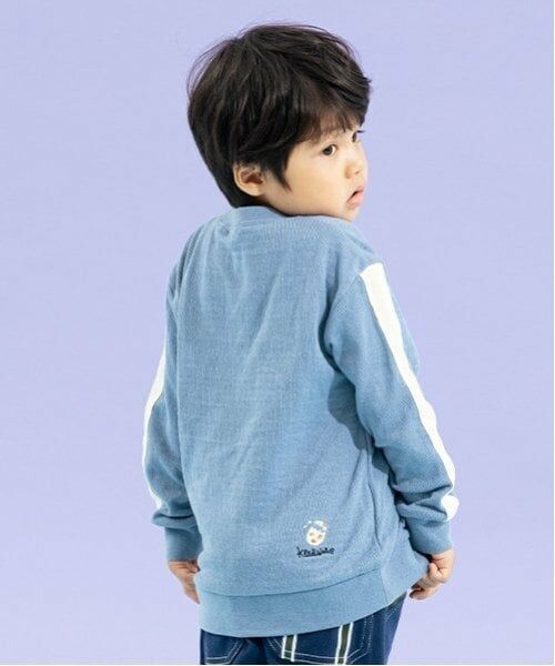 kladskap / クレードスコープ Tシャツ | 恐竜刺しゅう袖ライン接結長袖Tシャツ | 詳細12