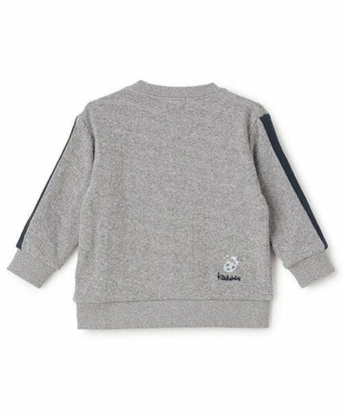 kladskap / クレードスコープ Tシャツ | 恐竜刺しゅう袖ライン接結長袖Tシャツ | 詳細3