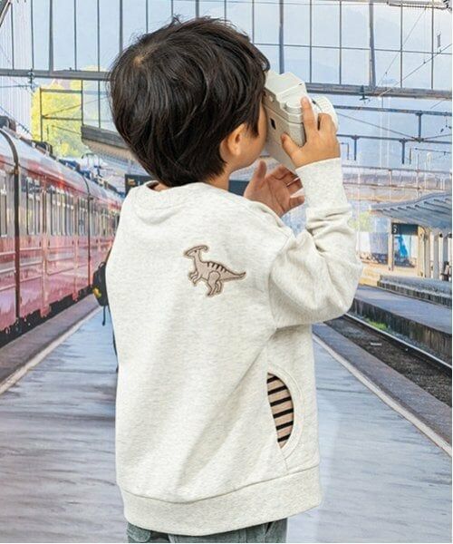 kladskap / クレードスコープ スウェット | 恐竜アップリケサイドポケットトレーナー | 詳細13