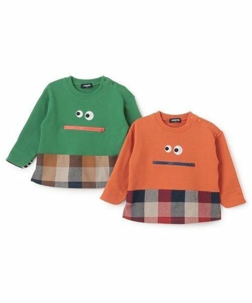 kladskap / クレードスコープ スウェット | 裾チェック顔トレーナー | 詳細9