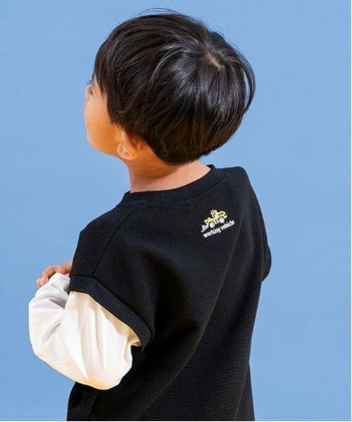 kladskap / クレードスコープ Tシャツ | 働く車ベストレイヤード風プルオーバー | 詳細14