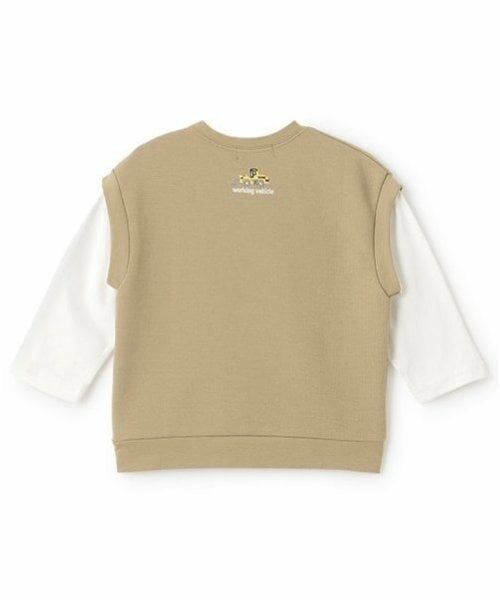 kladskap / クレードスコープ Tシャツ | 働く車ベストレイヤード風プルオーバー | 詳細3