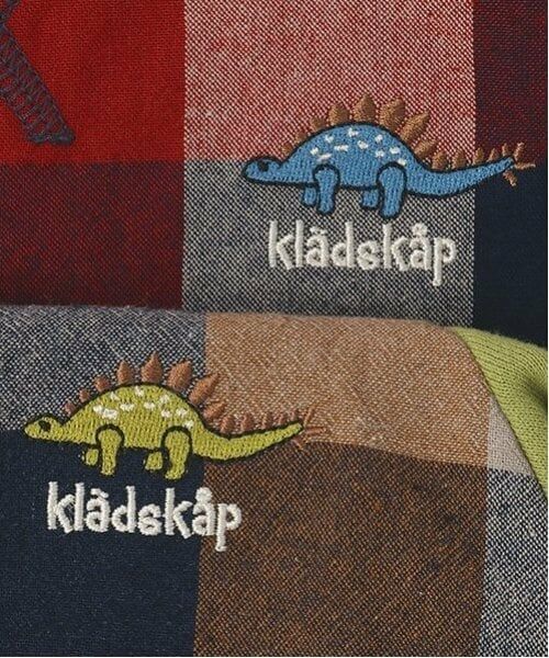 kladskap / クレードスコープ スウェット | 恐竜チェック切替トレーナー | 詳細5