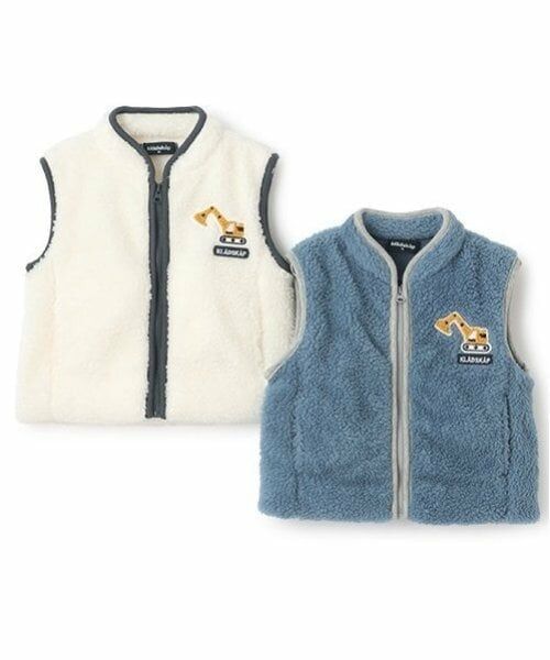 kladskap / クレードスコープ ダウンジャケット・ベスト | 重機ワッペンボアジップアップベスト | 詳細11