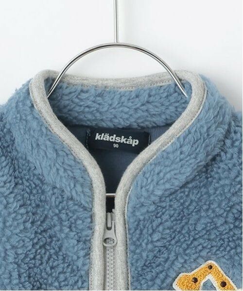 kladskap / クレードスコープ ダウンジャケット・ベスト | 重機ワッペンボアジップアップベスト | 詳細4