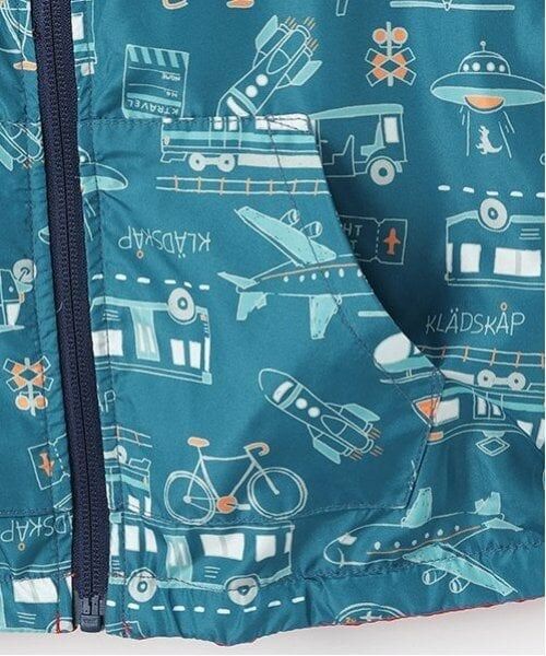 kladskap / クレードスコープ ブルゾン | 乗り物リバーシブルウィンドブレーカー | 詳細13