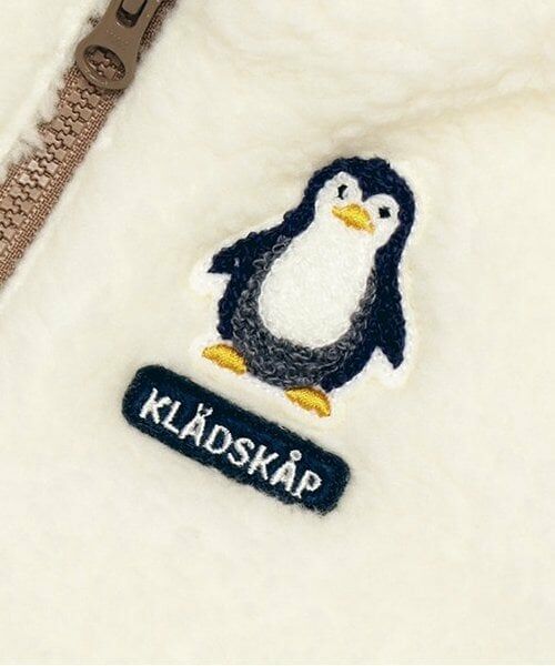 kladskap / クレードスコープ ベビー・キッズウエア | ペンギンボアベスト | 詳細3