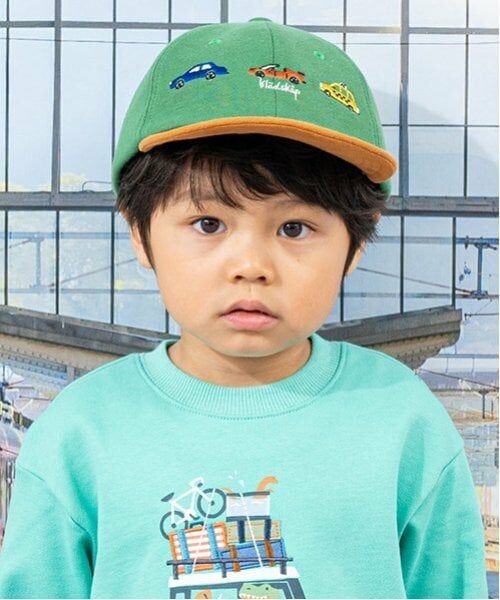 kladskap / クレードスコープ キャップ | 車刺しゅう裏毛キャップ(モス グリーン)