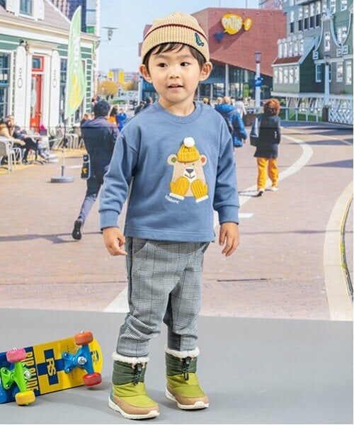 kladskap / クレードスコープ ニットキャップ | 恐竜アップリケリバーシブルニット帽 | 詳細10