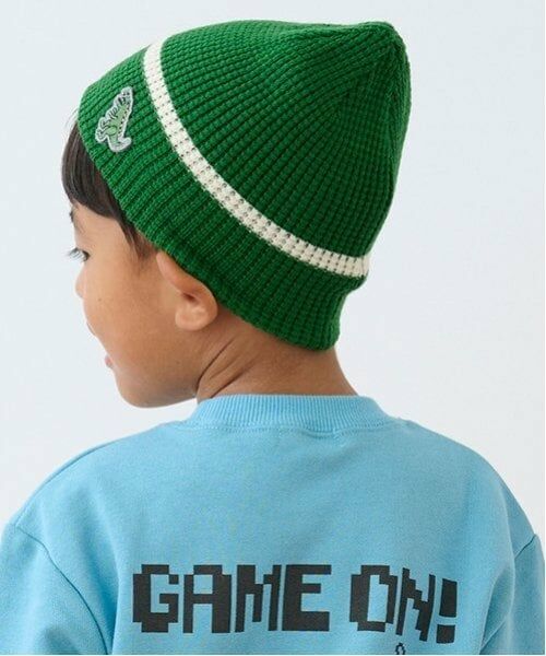 kladskap / クレードスコープ ニットキャップ | 恐竜アップリケリバーシブルニット帽 | 詳細2