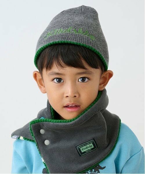 kladskap / クレードスコープ ニットキャップ | 恐竜アップリケリバーシブルニット帽 | 詳細3