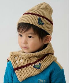 kladskap / クレードスコープ マフラー・ショール・スヌード・ストール | 恐竜ワッペンリバーシブルスヌード