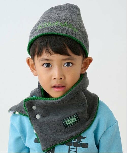 kladskap / クレードスコープ マフラー・ショール・スヌード・ストール | 恐竜ワッペンリバーシブルスヌード | 詳細2