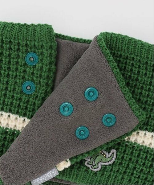 kladskap / クレードスコープ マフラー・ショール・スヌード・ストール | 恐竜ワッペンリバーシブルスヌード | 詳細9