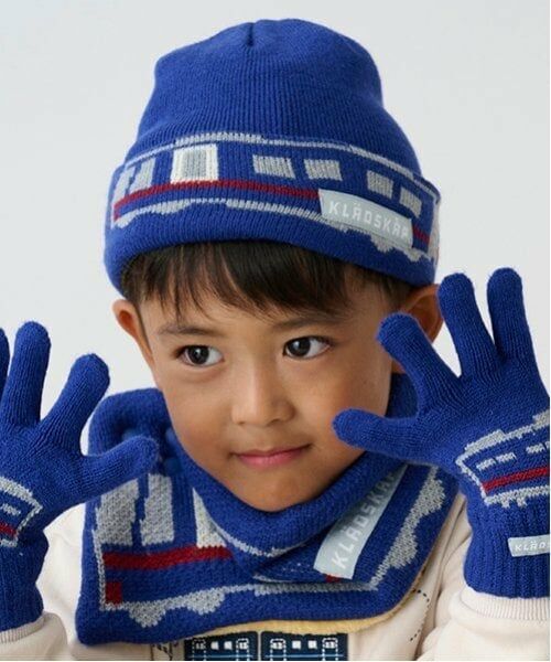 kladskap / クレードスコープ マフラー・ショール・スヌード・ストール | 電車JQリバーシブルスヌード | 詳細3