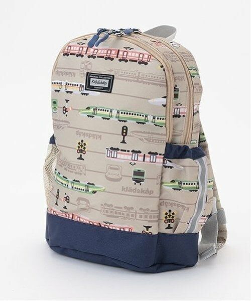 kladskap / クレードスコープ リュック・バックパック | 電車総柄リュック(ベージュ)