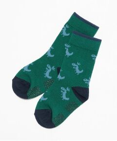 kladskap / クレードスコープ ソックス | 恐竜総柄クルーソックス