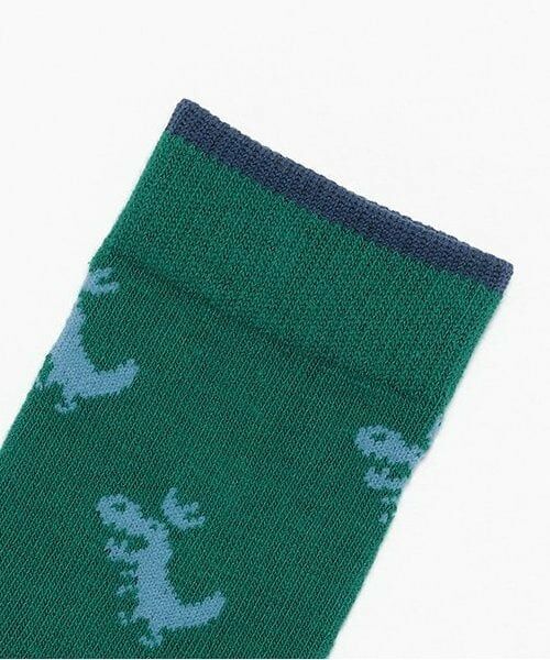 kladskap / クレードスコープ ソックス | 恐竜総柄クルーソックス | 詳細1