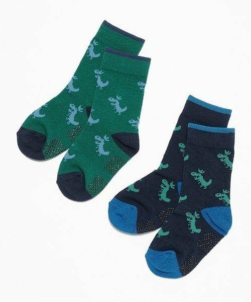 kladskap / クレードスコープ ソックス | 恐竜総柄クルーソックス | 詳細6